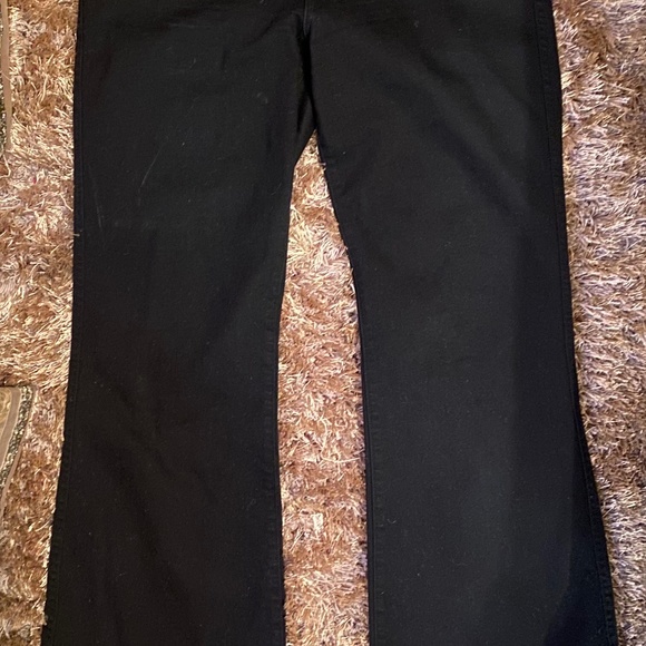 Black Denim Bell Bottom Flare Jeans